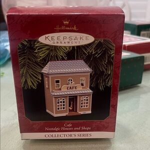 1997 Hallmark Keepsake Ornament - Cafe with Don Palmiter Signature on Bottom